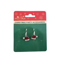 XMAS EARRINGS DIAMONTE SOLD QTY12