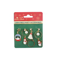 XMAS EARRINGS 2 PAIRS SOLD QTY6