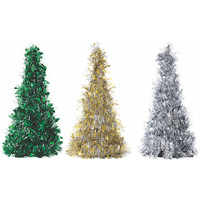 TINSEL TREE TABLE CENTRE PIECE SOLD QTY12