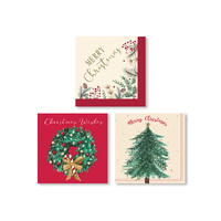 MIX NAPKINS 20PK XMAS TRAD ASST