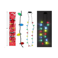 XMAS LED FLASHING NECKLACE 16 LIGHTS UN24