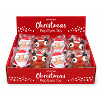 CHRISTMAS POP EYE SQUISH TOY UN12