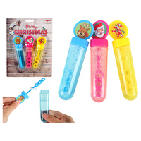 BUBBLE BLOWERS 3PK XMAS