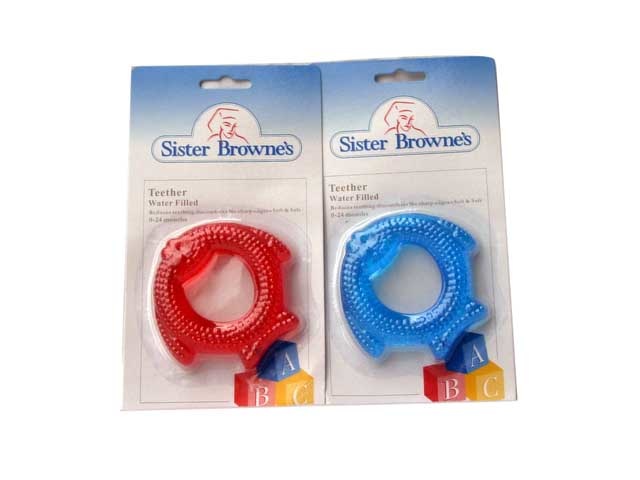 S/BROWNE HAND WATER FILLED TEETHER