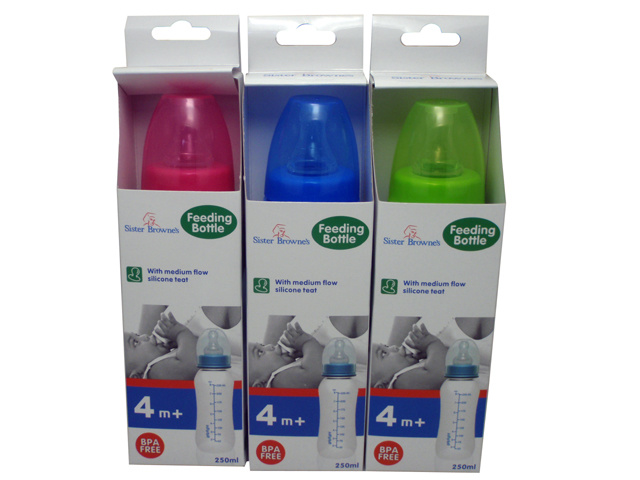 S/BRWN FEEDING BOTTLE 250ML UN6