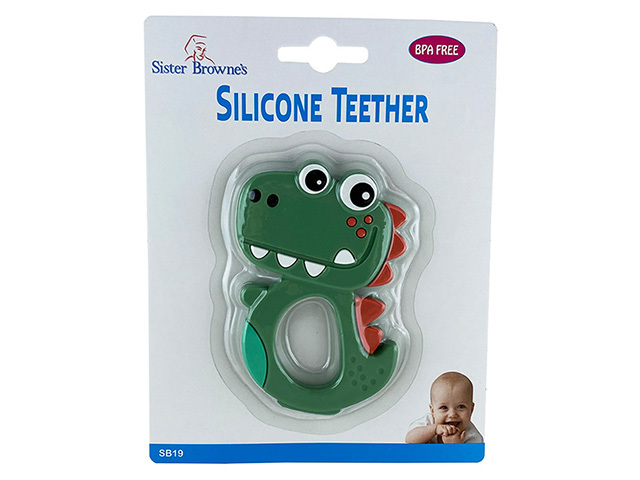 DINOSAUR SILICONE TEETHER