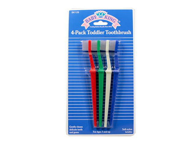 INFANT TOOTHBRUSH PACK OF 4 ASST