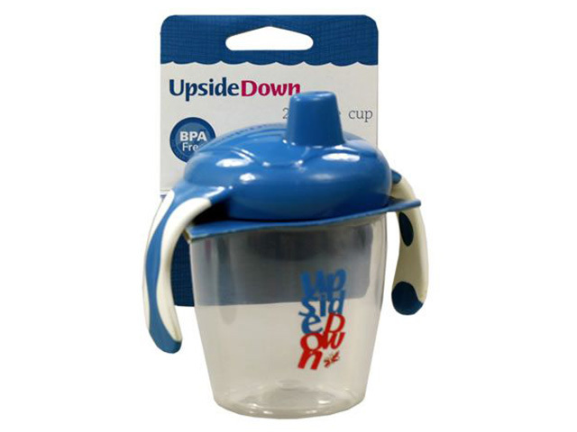UPSIDE DOWN 2 HANDLE CUP BPA FREE SOLD QTY12