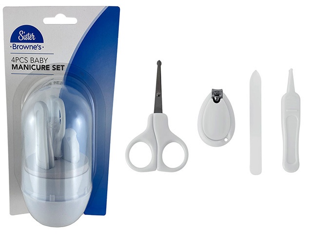 S/BROWNE BABY MANICURE SET 4PC