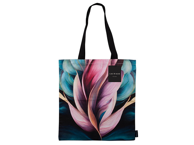 BLUE LILY AND MAE TOTE BAG