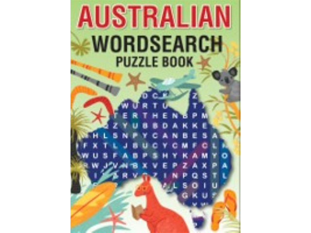 AUSTRALIAN WORD SEARCH 270X197MM 96 PAGE SOLD QTY6