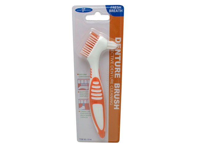GOODTHINGS DENTURE BRUSH ANGLED SOLD QTY12