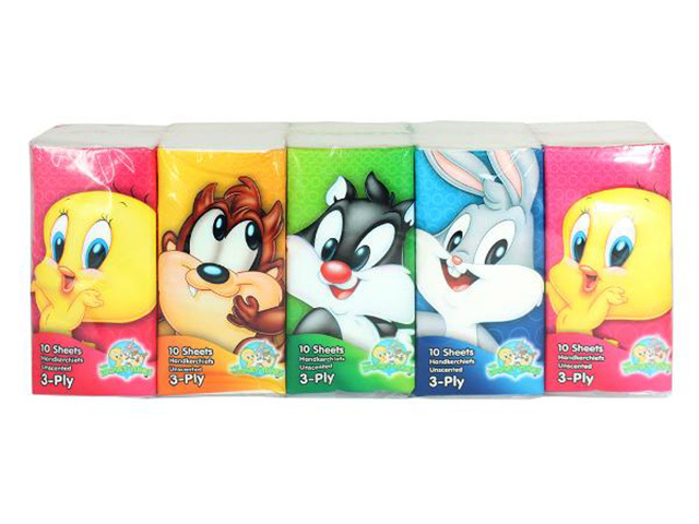 LOONEY FACIAL TISSUE SOLD IN QTY 10