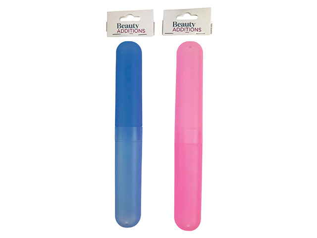 PLASTIC TOOTHBRUSH CASE 2ASST