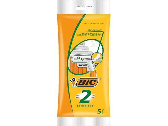 BIC SHAVER SENSITIVE 2PACK SOLD QTY12