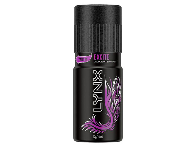 LYNX DEO EXCITE 150ML SOLD QTY 6