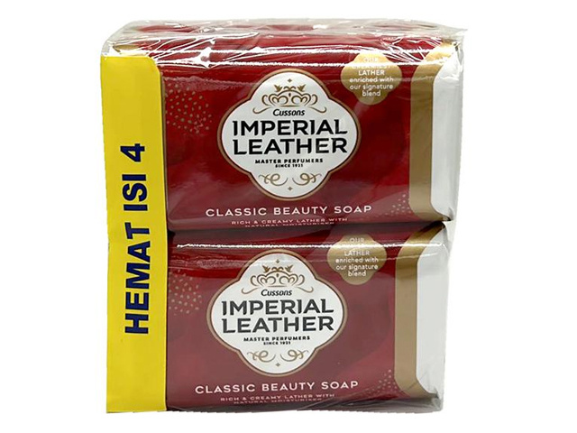 IMPERIAL LEATHER CLASSIC SOAP 4X75G PACK