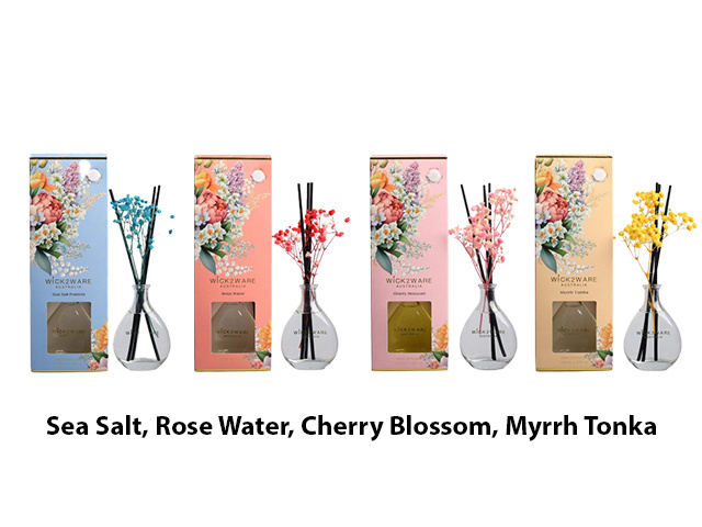 DIFFUSER DRIED FLOWER 100ML 4ASST