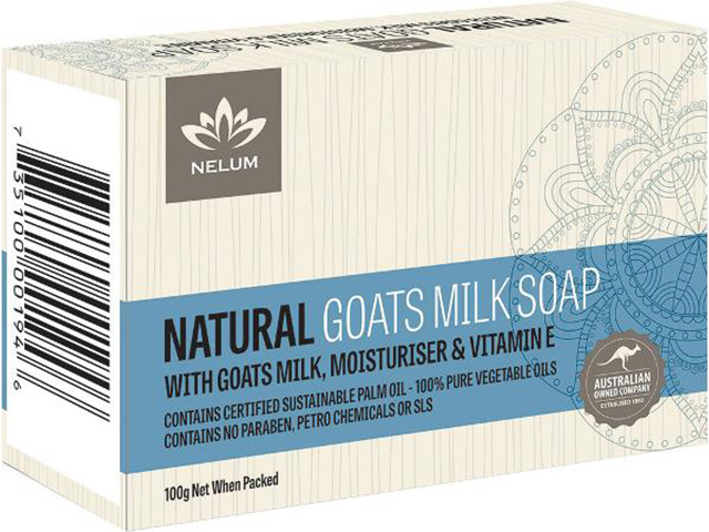 NELUM NATURAL SOAP GOATS MILK 100G UN12