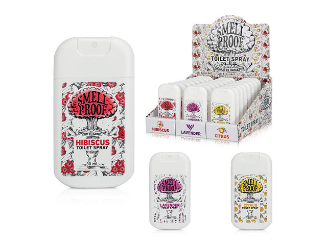 SMELL PROOF TOILET SPRAY 30ML UN24