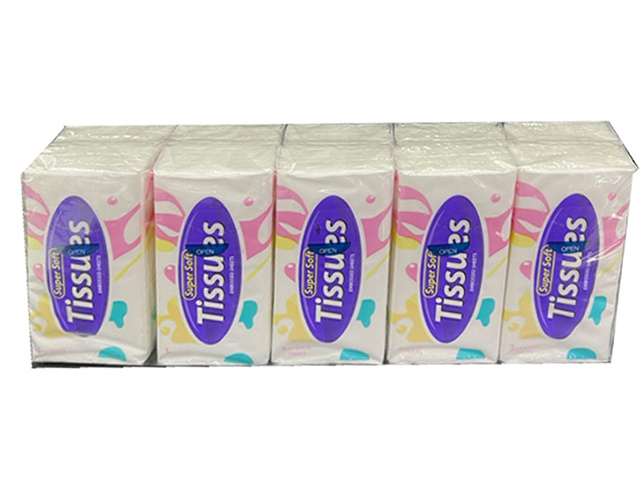 POCKET TISSUE 3PLY PK10