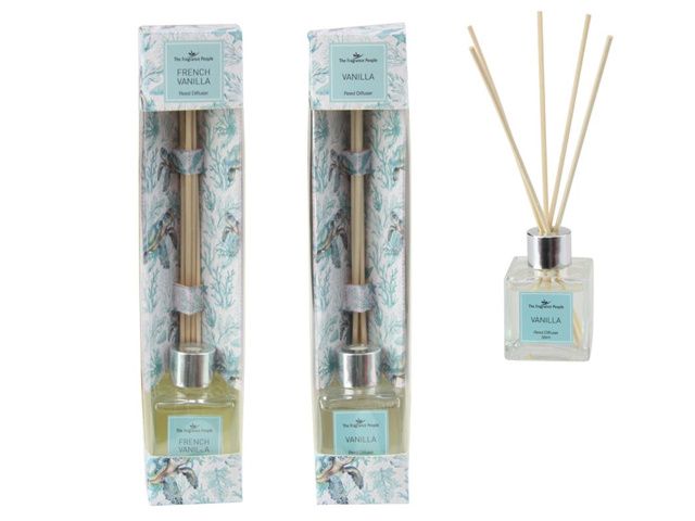 COASTAL TURTLE REED DIFFUSER 50ML 2ASST SOLD QTY6