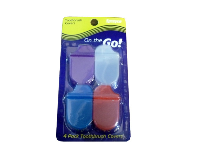 ON THE GO TRAVEL TOOTHBRUSH COVERS