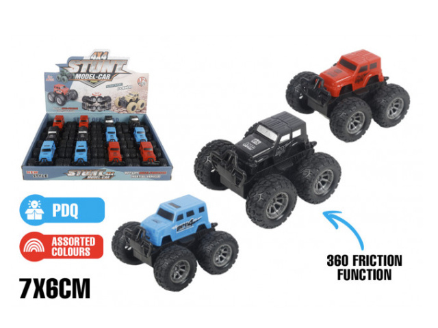BIG FOOT 360 FRICTION VEHICLE 7X6CM UN12
