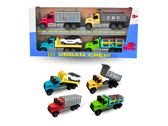 URBAN CREW 4 PACK OF FRICTION TRUCKS