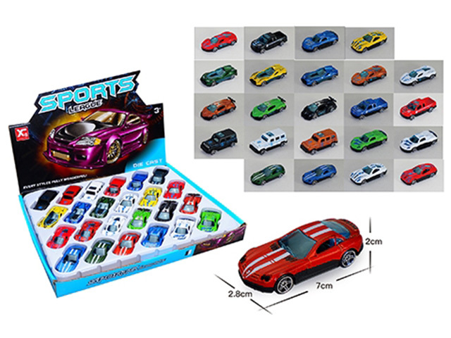 DIE CAST FREEWHEEL LEAGUE RACER 7CM UN24