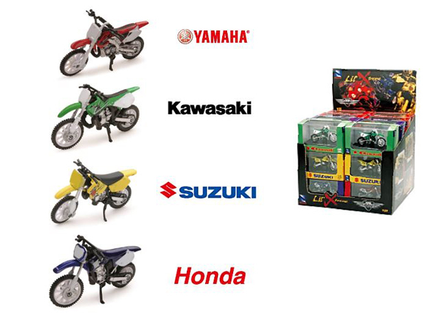 MINI LICENSED DIRT BIKES 1:32 SCALE UN24