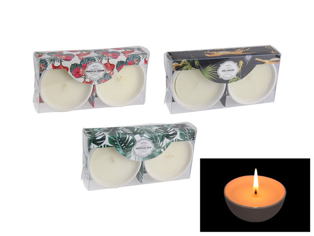 TWIN SCENTED CANDLE 4ASST