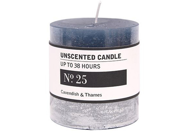 UNSCENTED LUXE CANDLE 7X7.5CM