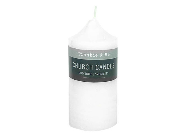 CANDLE CHURCH 10CM UNSCENTED
