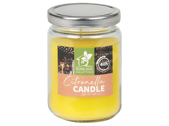 CITRO CANDLE IN GLASS JAR 40H