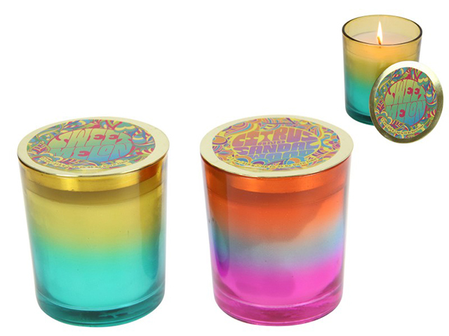 220G PSYCHEDELIC CANDLE 2ASST