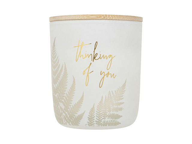 THINKING OF YOU SENTIMENT CANDLE SOLD QTY2