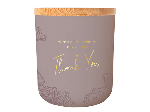 THANK YOU SENTIMENT CANDLE