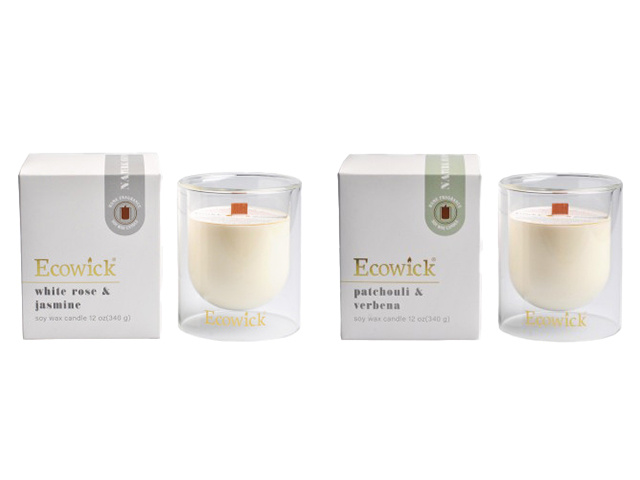 CANDLE SOY JAR 300G 2ASST