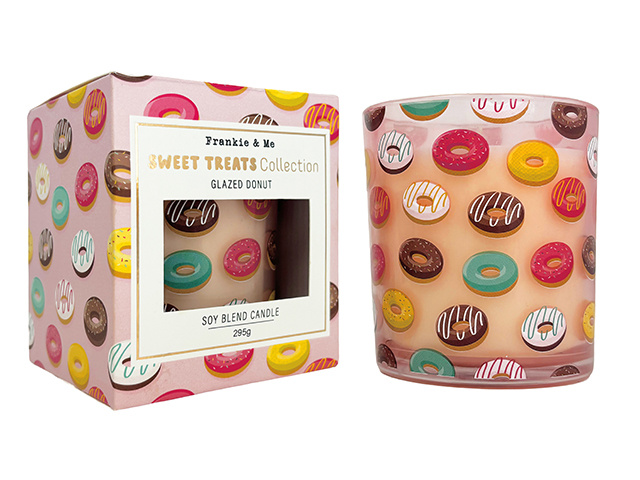 CANDLE 295G CARAMEL DONUT