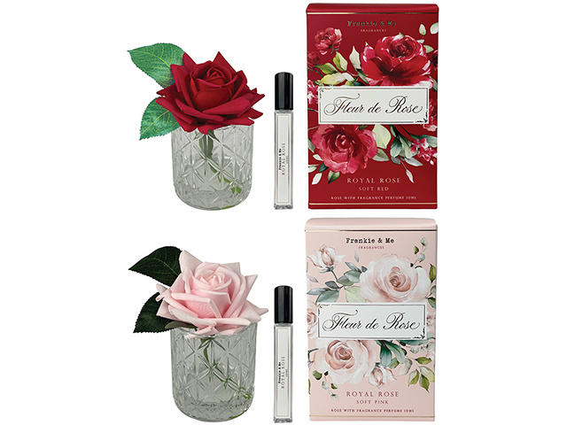 SCENTED ROSE IN JAR 2ASST