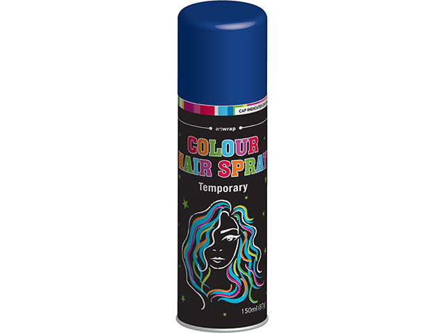 HAIRSPRY COL 150ML 12PC SRT BLUE SOLD QTY12