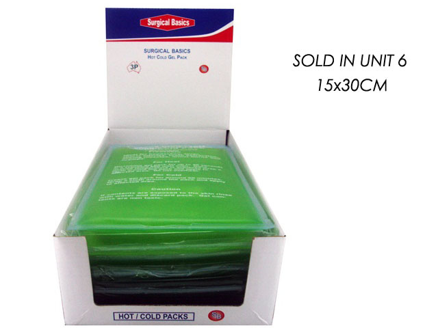 HOT/COLD CLEAR GRN GEL PK UN6