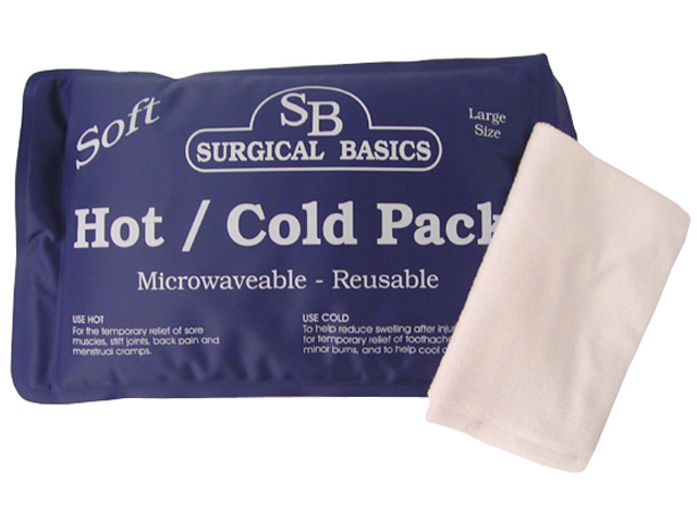 HOT/COLD PACK&amp;COVER LGE 17cmx29cm SOLD QTY6