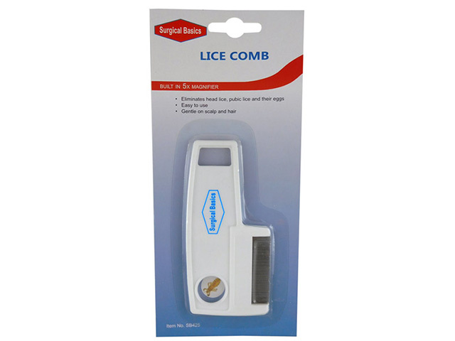 S/BASICS LICE COMB MTL W/MAG