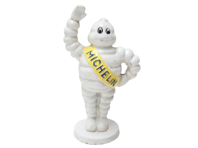 WAVING TIRE MAN STAND ON BASE