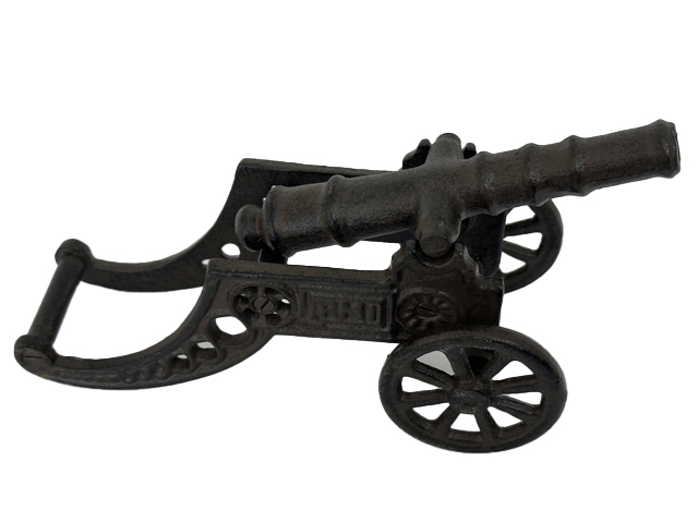 ART DECO CANNON BROWN 9 INCH
