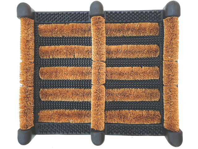 RUBBER COIR BOOT SCRAPER 30X34CM