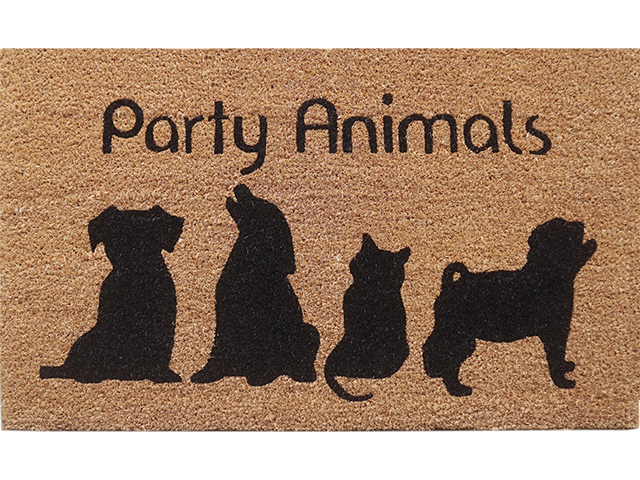 LATEX COIR PARTY ANIMALS 45X75CM