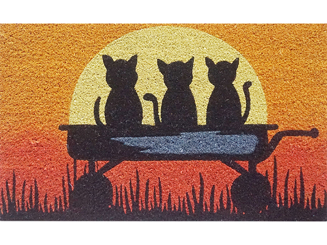 LATEX COIR KITTENS SUN 45X75CM
